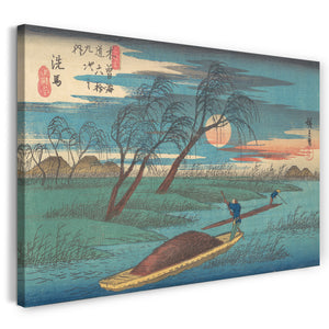 Leinwandbild Utagawa Hiroshige - Senba Station