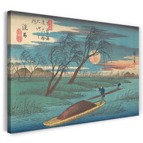 Leinwandbild Utagawa Hiroshige - Senba Station