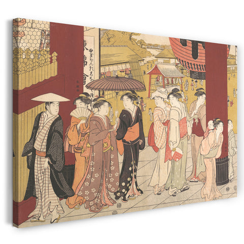 Leinwandbild Katsukawa Shunchō - Motiv aus einem Druck