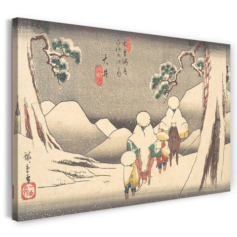 Leinwandbild Utagawa Hiroshige - Ōi