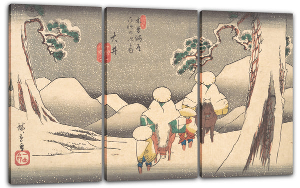 Leinwandbild Utagawa Hiroshige - Ōi