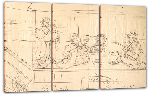 Leinwandbild Utagawa Kunisada - Motiv aus einem Druck
