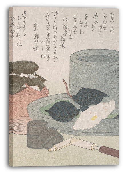 Leinwandbild Kubo Shunman - Weiß
