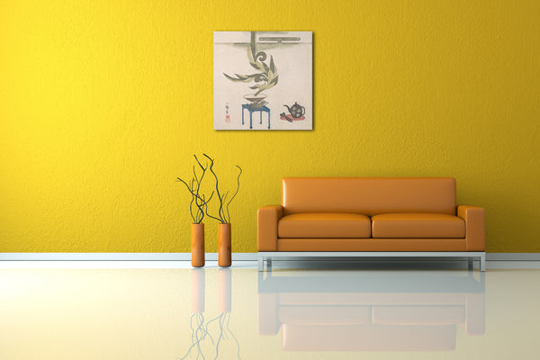 Leinwandbild Utagawa Itchinsai - Blumenarrangement