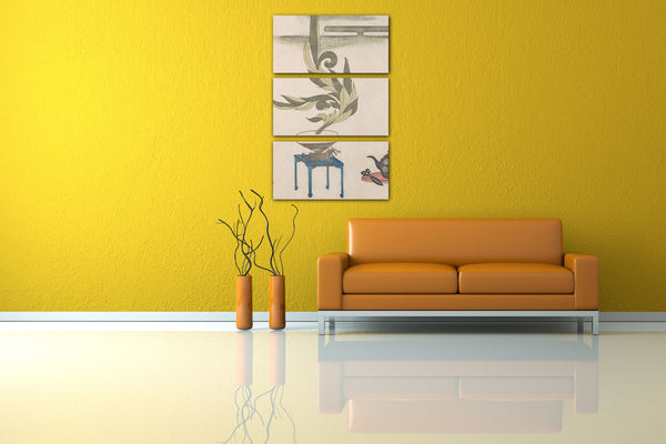 Leinwandbild Utagawa Itchinsai - Blumenarrangement