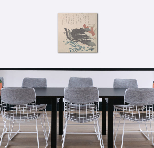 Leinwandbild Kubo Shunman - Verschiedene Algen