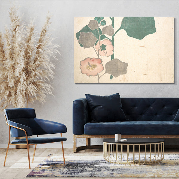 Leinwandbild Ogata Kōrin - Design von Blumen