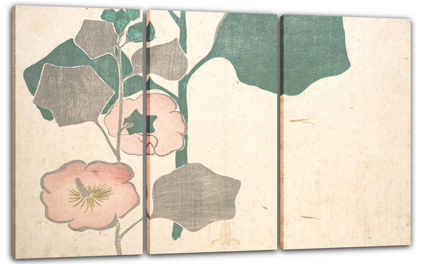 Leinwandbild Ogata Kōrin - Design von Blumen