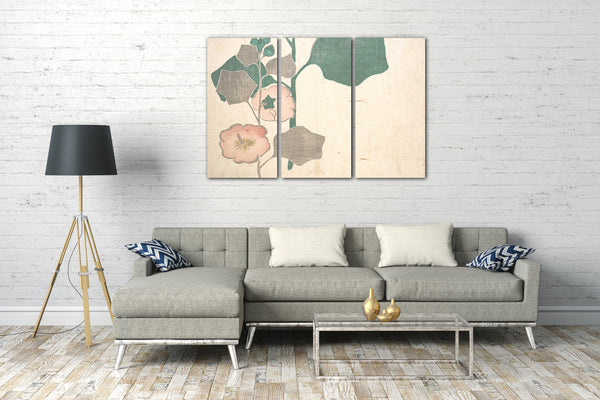 Leinwandbild Ogata Kōrin - Design von Blumen