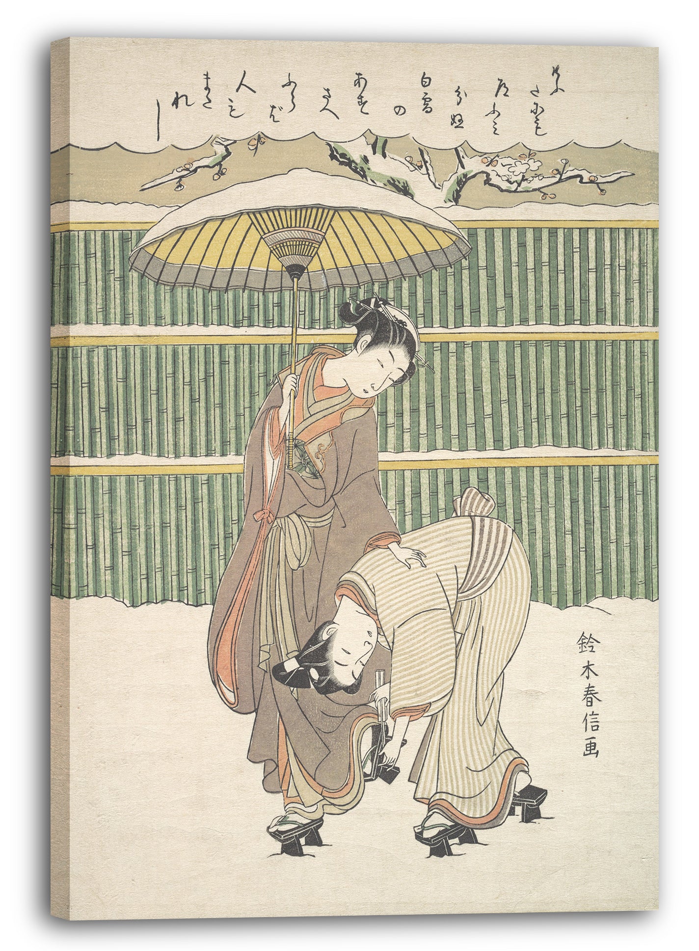 Leinwandbild Suzuki Harunobu - Ohne Titel