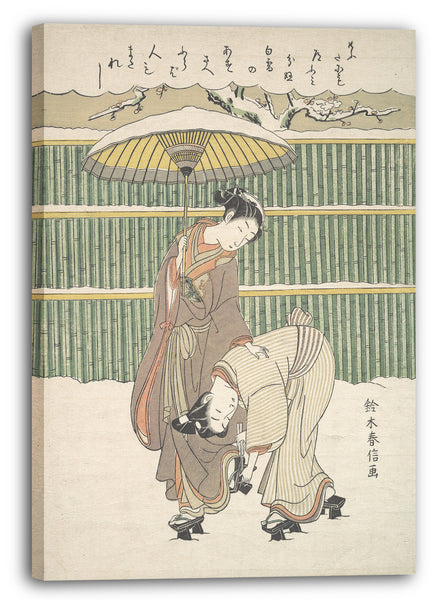 Leinwandbild Suzuki Harunobu - Ohne Titel