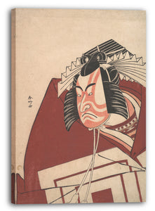 Leinwandbild Katsukawa Shunkō - Ichikawa Danjuro V in einer Shibaraku Aufführung