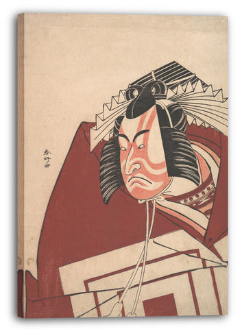 Leinwandbild Katsukawa Shunkō - Ichikawa Danjuro V in einer Shibaraku Aufführung