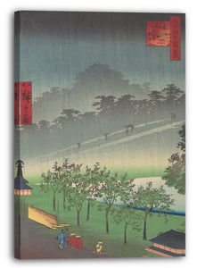 Leinwandbild Utagawa Hiroshige II - Akasaka Kiri-Ratake Uchu Yu Kei