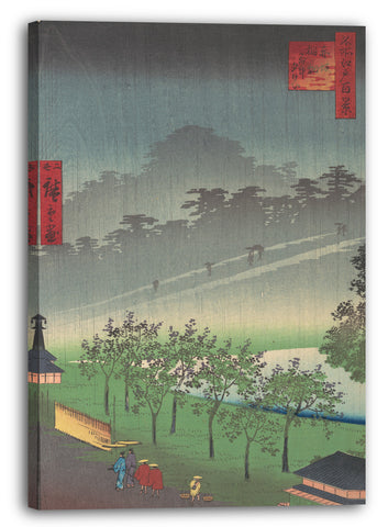 Leinwandbild Utagawa Hiroshige II - Akasaka Kiri-Ratake Uchu Yu Kei