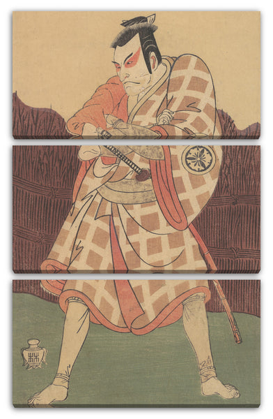 Leinwandbild Katsukawa Shunshō - Der dritte Matsumoto Koshiro in der Rolle des Matsuomaru in "Sugawara"