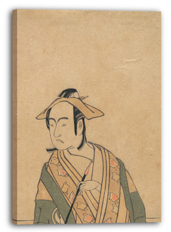 Leinwandbild Katsukawa Shunshō - Der dritte Sawamura Sojūrō in der Rolle von Soga no Jūrō