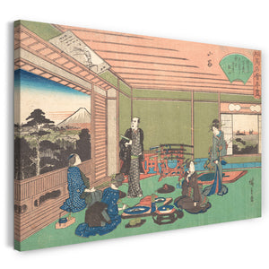 Leinwandbild Utagawa Hiroshige - San-ya (Yaozen)