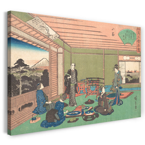 Leinwandbild Utagawa Hiroshige - San-ya (Yaozen)