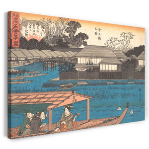Leinwandbild Utagawa Hiroshige - Imadobashi no Zu (Tama-Sho)