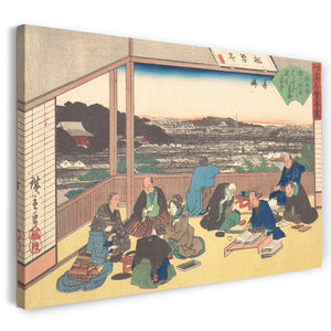 Leinwandbild Utagawa Hiroshige - Yushima (Matsu Kane-ya)