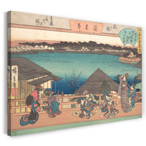Leinwandbild Utagawa Hiroshige - Ikeno Mata (Horai-ya)