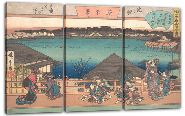 Leinwandbild Utagawa Hiroshige - Ikeno Mata (Horai-ya)