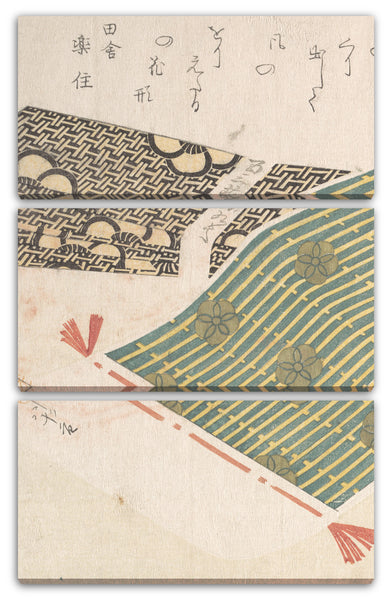 Leinwandbild Totoya Hokkei - Pflaumenblüten-Muster