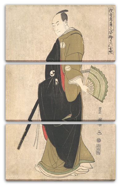 Leinwandbild Utagawa Toyokuni I - Der Schauspieler Sawamura Sōjūrō 3. (Kinokuniya)