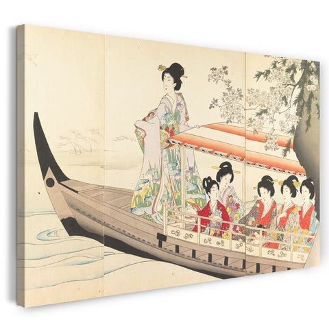 Leinwandbild Yōshū - Chiyoda Castle (Frauenalbum)