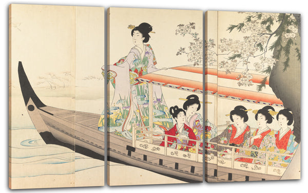 Leinwandbild Yōshū - Chiyoda Castle (Frauenalbum)