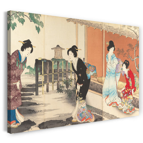 Leinwandbild Yōshū - Chiyoda Castle (Frauenalbum)