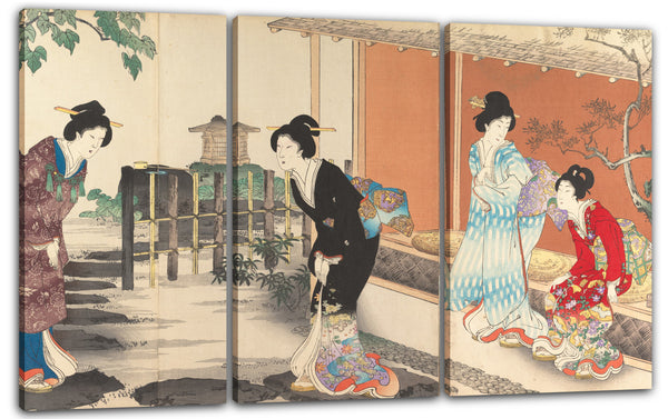 Leinwandbild Yōshū - Chiyoda Castle (Frauenalbum)