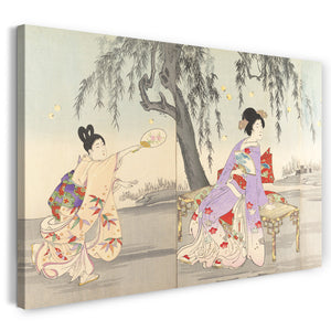 Leinwandbild Yōshū - Chiyoda Castle (Frauenalbum)