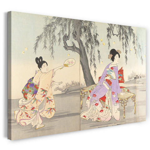 Leinwandbild Yōshū - Chiyoda Castle (Frauenalbum)