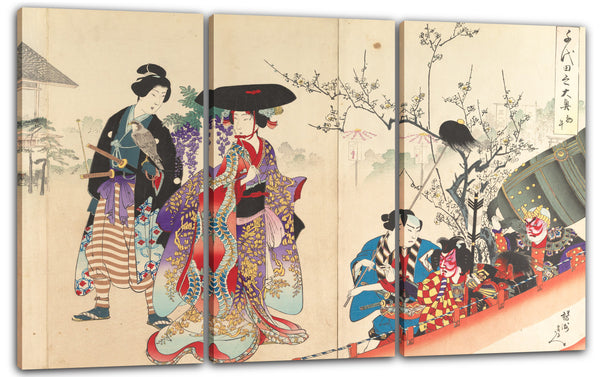 Leinwandbild Yōshū - Chiyoda Castle (Frauenalbum)