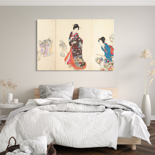 Leinwandbild Yōshū - Chiyoda Castle (Frauenalbum)