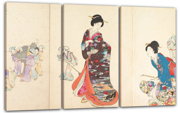 Leinwandbild Yōshū - Chiyoda Castle (Frauenalbum)
