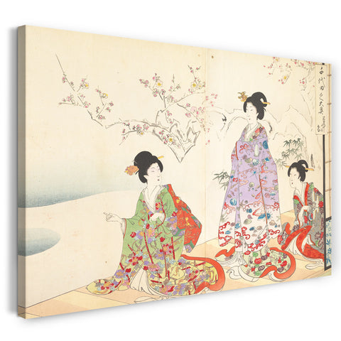 Leinwandbild Yōshū - Chiyoda Castle (Frauenalbum)