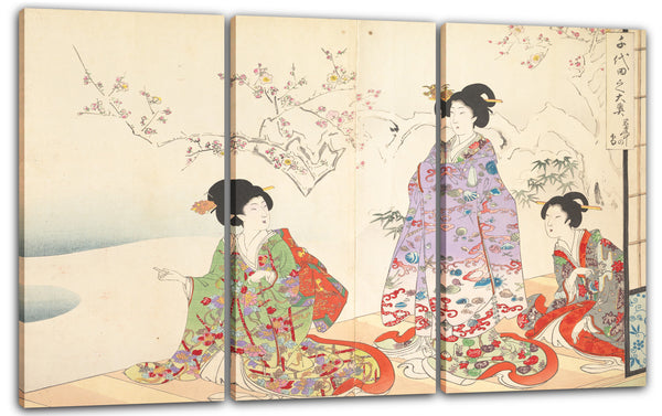 Leinwandbild Yōshū - Chiyoda Castle (Frauenalbum)