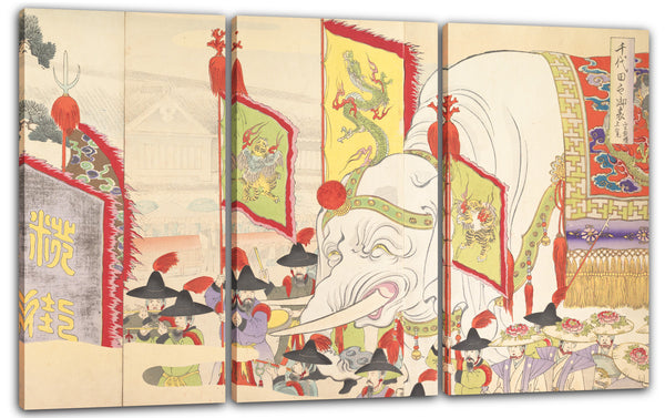 Leinwandbild Yōshū - Chiyoda Castle (Männer-Album)