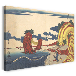 Leinwandbild Shotei Hokuju - Seishu Futami ga Ura Aussicht auf den Futami-Strand in Ise