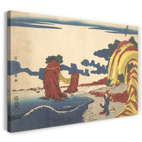 Leinwandbild Shotei Hokuju - Seishu Futami ga Ura Aussicht auf den Futami-Strand in Ise