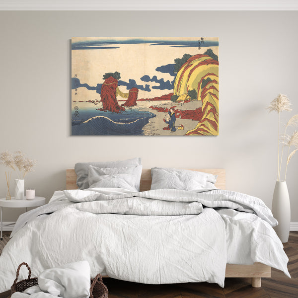 Leinwandbild Shotei Hokuju - Seishu Futami ga Ura Aussicht auf den Futami-Strand in Ise