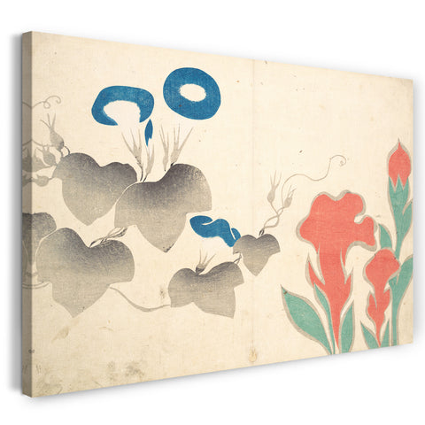 Leinwandbild Ogata Kōrin - Prunkwinde und andere Blumen