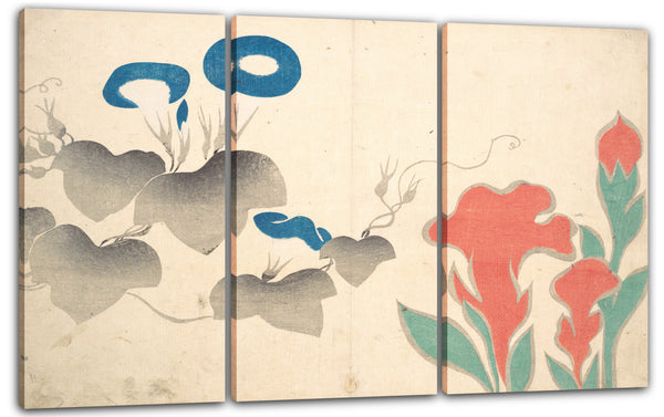 Leinwandbild Ogata Kōrin - Prunkwinde und andere Blumen