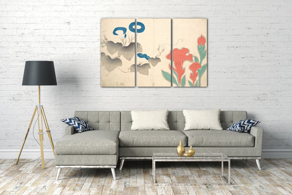 Leinwandbild Ogata Kōrin - Prunkwinde und andere Blumen