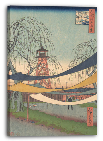 Leinwandbild Utagawa Hiroshige - Hatsune no Baba; Bakurocho