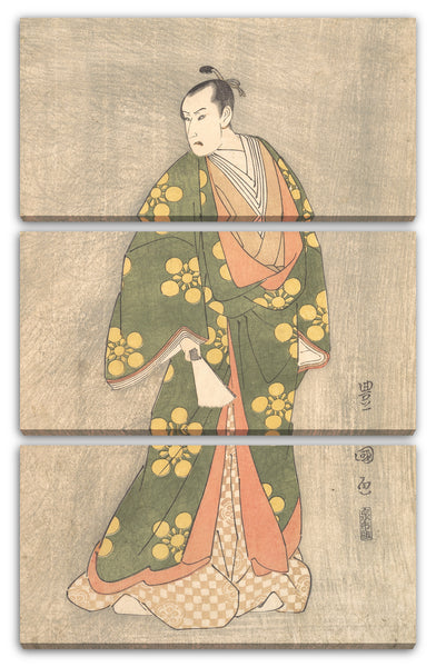 Leinwandbild Utagawa Toyokuni I - Bandō Hikosaburō III in der Rolle von Sugawara no Michizane