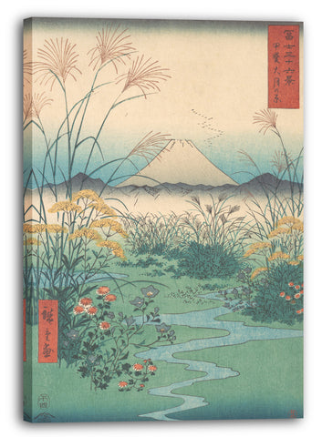 Leinwandbild Utagawa Hiroshige - Kai, Otsuki no Hara
